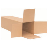 50 PCS Long Strip Carton Boxes Flat Square Shipping Storage