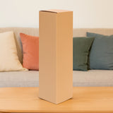 50 PCS Long Strip Carton Boxes Flat Square Shipping Storage