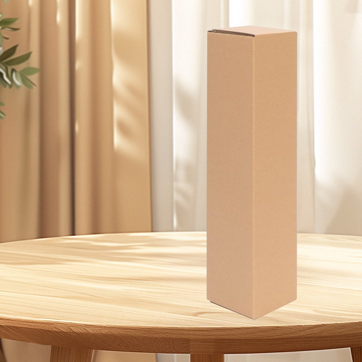 50 PCS Long Strip Carton Boxes Flat Square Shipping Storage