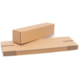50 PCS Long Strip Carton Boxes Flat Square Shipping Storage
