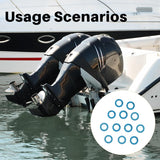 Marine Drain Screw Gasket Seal Set 12pcs