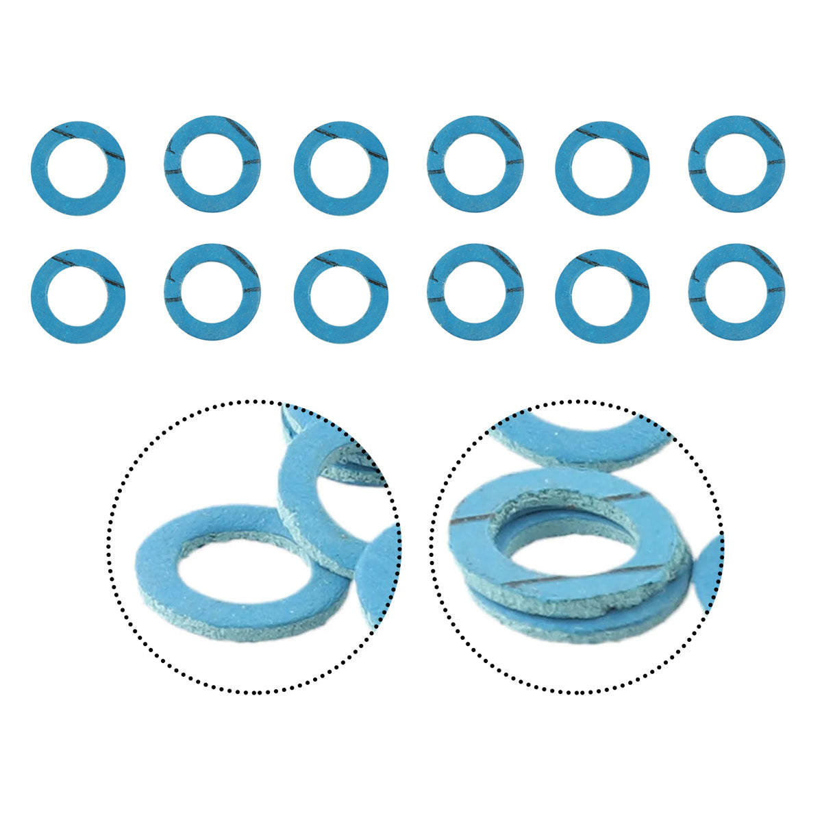 Marine Drain Screw Gasket Seal Set 12pcs