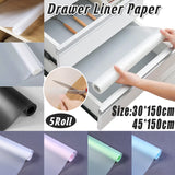 5 Roll EVA Anti Moisture Drawer Mat Cabinet Pad Kitchen Dustproof Placemat