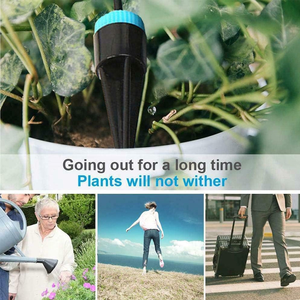 Garden Automatic Drip Irrigation System Plant Self-Watering Kit