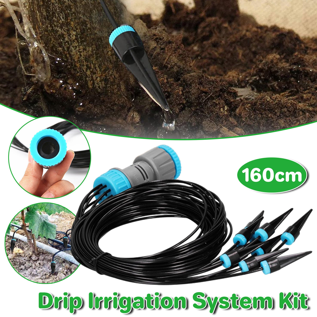 Garden Automatic Drip Irrigation System Plant Self-Watering Kit