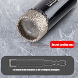 5PCS 6mm Dry Diamond Core Drill Bits for Tile Marble Granite