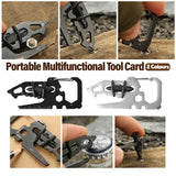 Portable Multifunctional Stainless Steel Tool Card