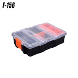 Clear Plastic Storage Box Multi Compartment Small Parts Organizer