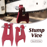 Universal Chainsaw Bar Chain Stump File Vice Sharpening Tool