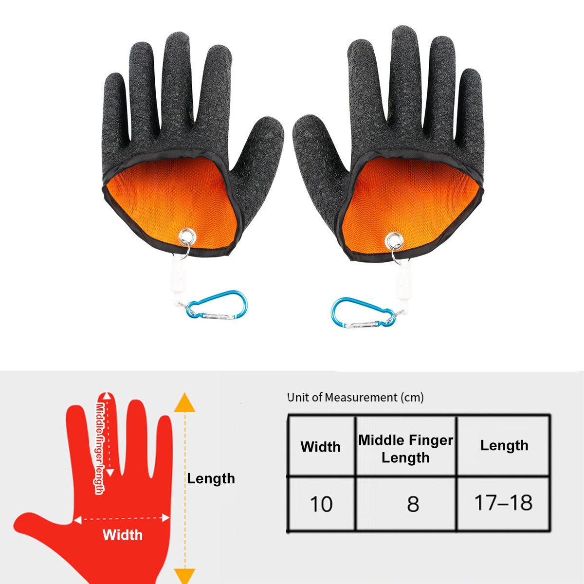 Fisherman Pro Cut-Resistant Fishing Glove with Magnetic Release