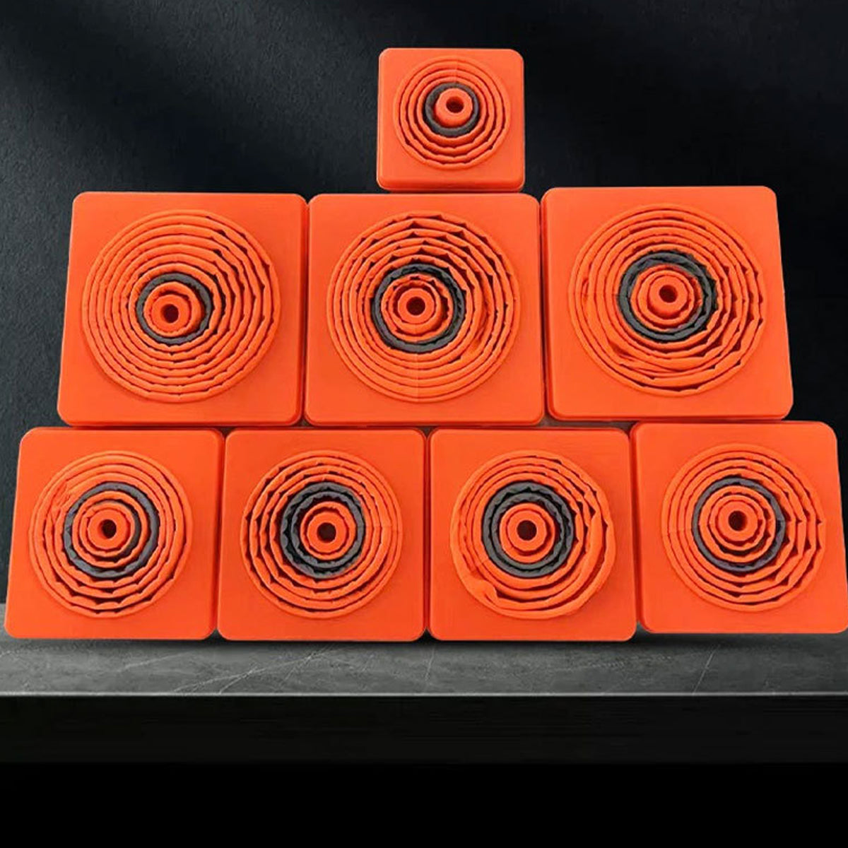 Folding Reflective Road Warning Cone Expandable Safety Barrier