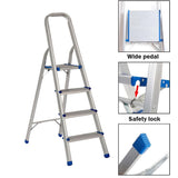 Aluminium Folding Ladder Non Slip 3/4/5 Step Lightweight