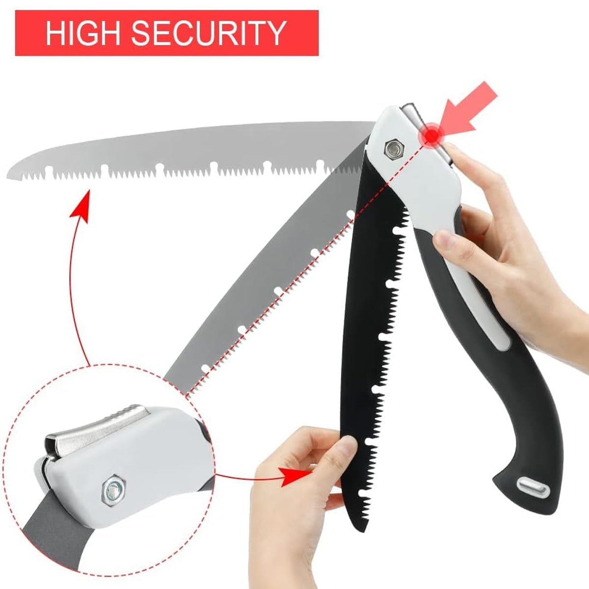 Folding Outdoor Hand Saw Portable Pruning Garden Tree Tool