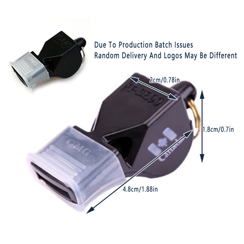 Classic CMG Referee Whistle with Lanyard and Cushion Grip