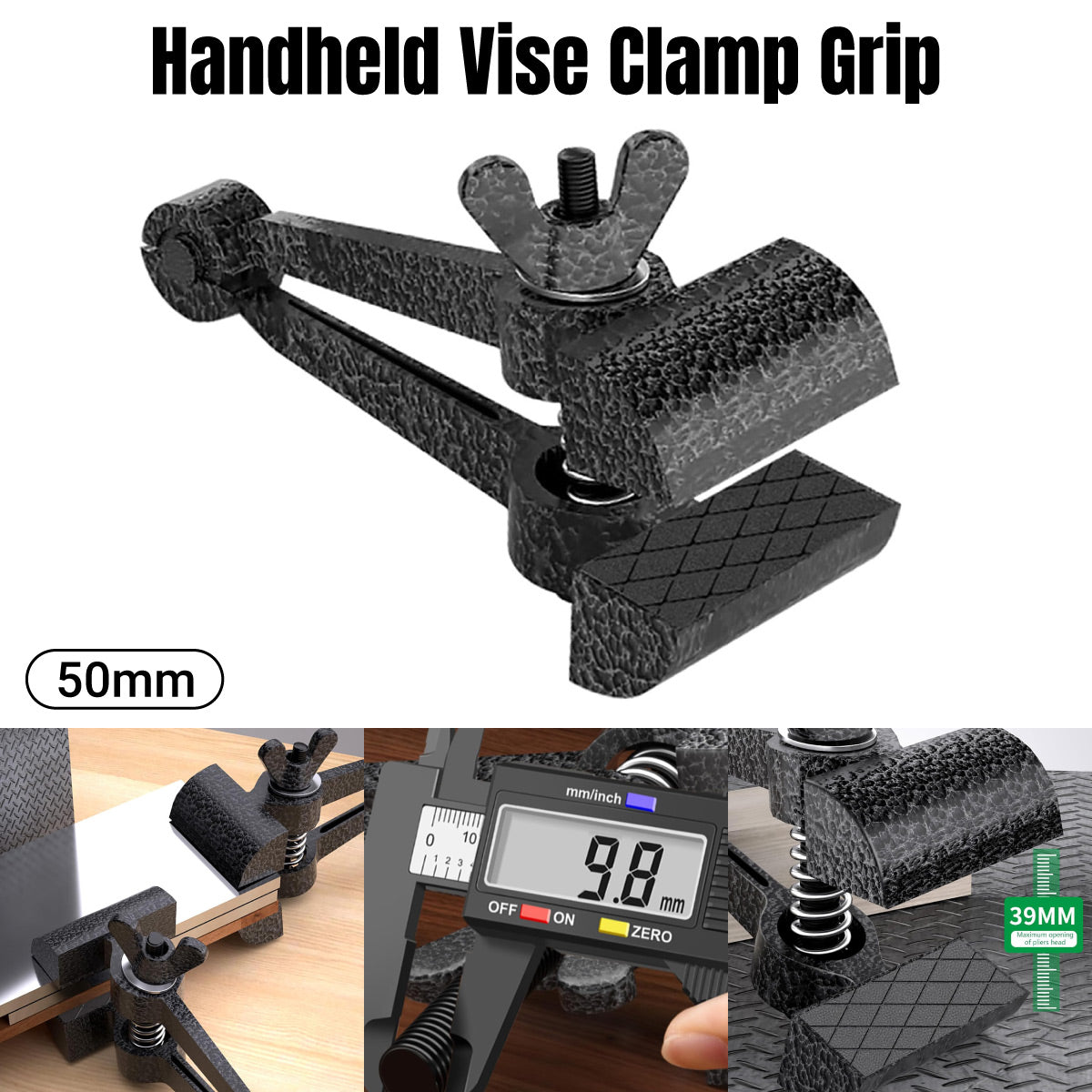 Portable Handheld Mini Vise Clamp with High Clamping Force