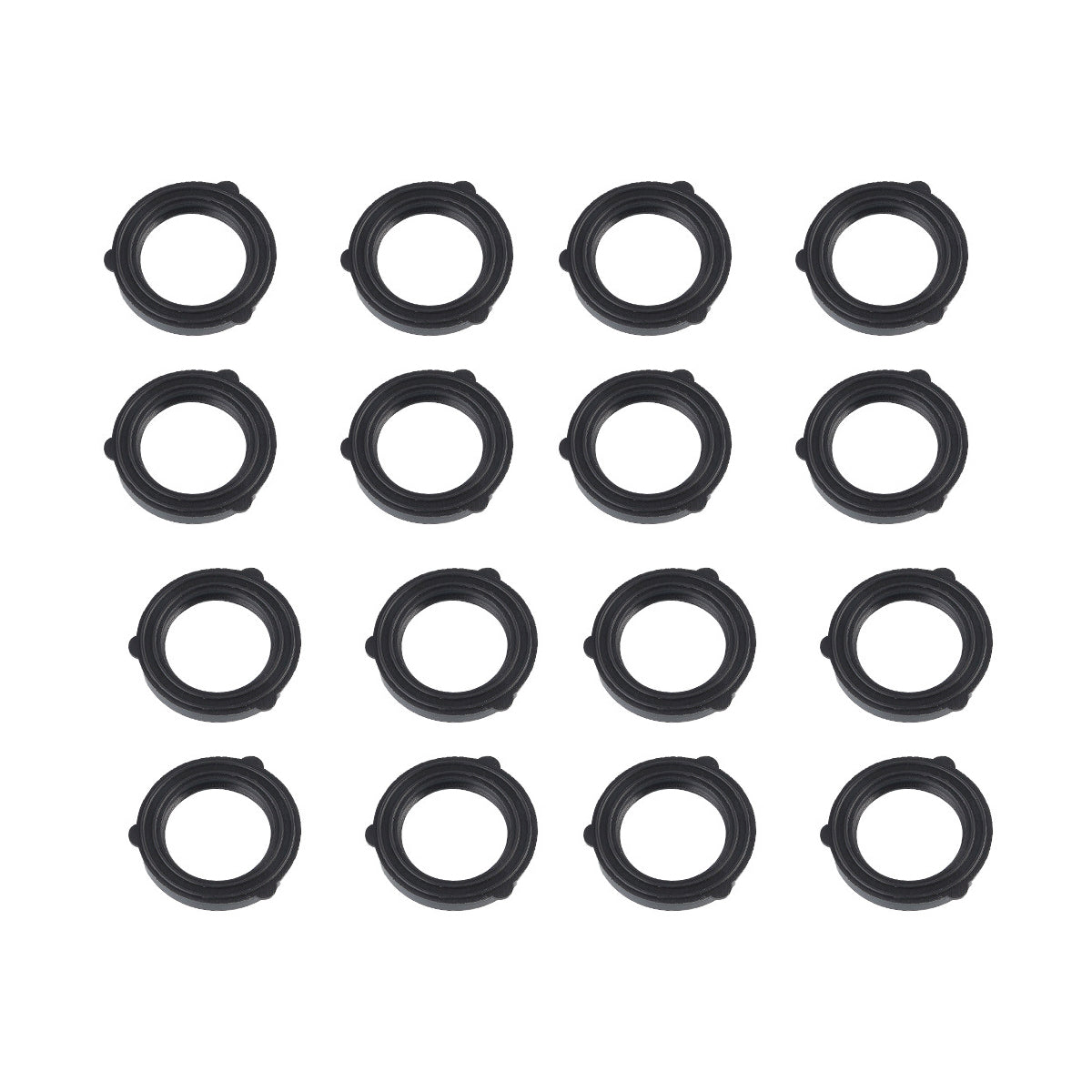 100pcs Silicone Rubber Gasket Rings Leak Proof for Pipe Fittings