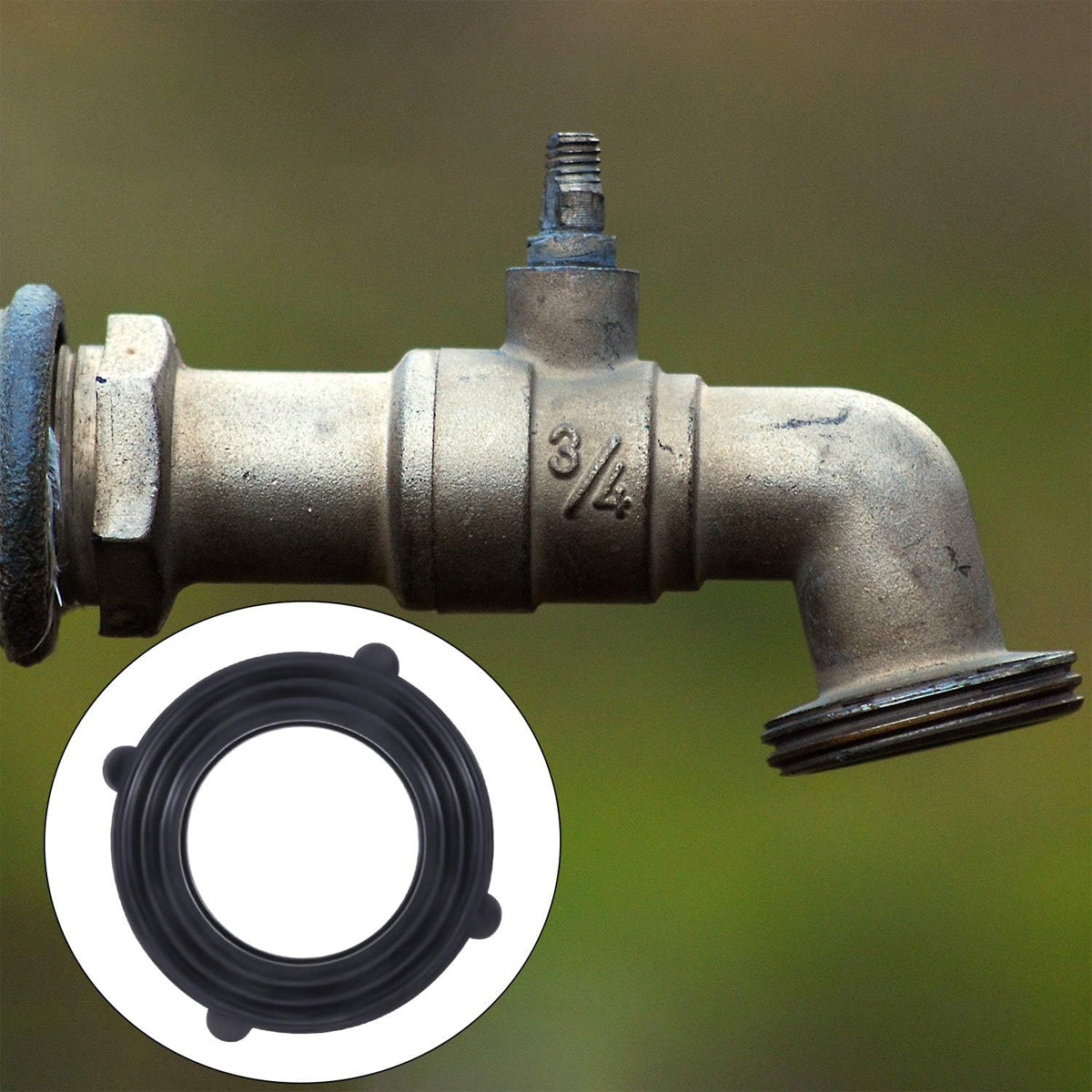 100pcs Silicone Rubber Gasket Rings Leak Proof for Pipe Fittings