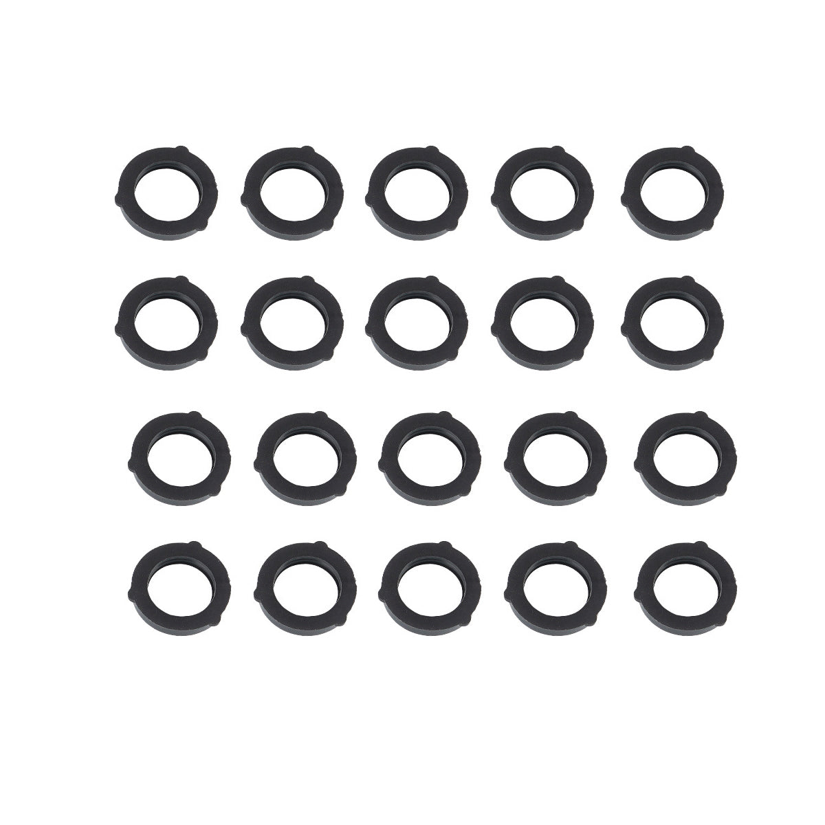 100pcs Silicone Rubber Gasket Rings Leak Proof for Pipe Fittings