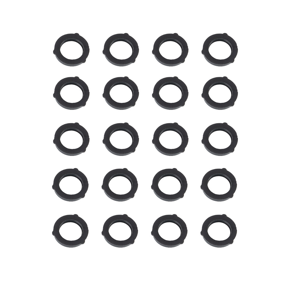 100pcs Silicone Rubber Gasket Rings Leak Proof for Pipe Fittings
