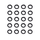 100pcs Silicone Rubber Gasket Rings Leak Proof for Pipe Fittings
