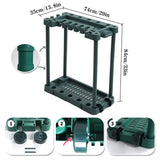 Tool Storage Rack Garden Shed Garage Organizer Handle Holder Wall Mount Farm