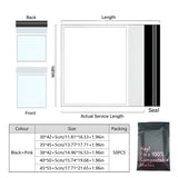 50PCS Eco-Friendly Grey Garment Postal Mailing Bags 5 Sizes