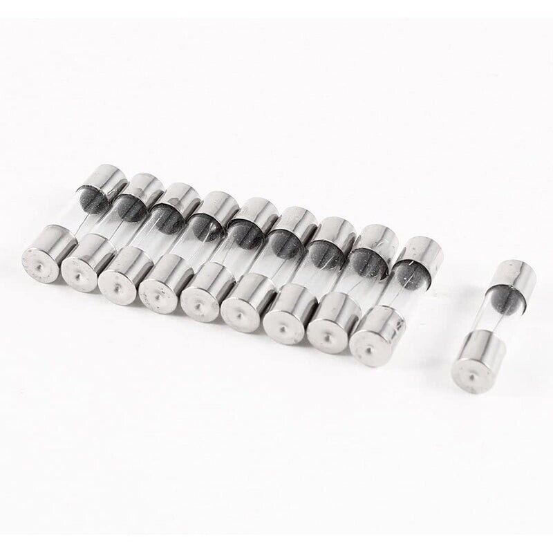 20Pcs M205 Glass Fuse 5mm x 20mm Fast Blow 250V Select 0.5A to 10A