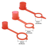 80pcs Grease Nipple Caps M6/M8/M10 Dust-Proof Oil Nozzle Covers