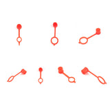 80pcs Grease Nipple Caps M6/M8/M10 Dust-Proof Oil Nozzle Covers