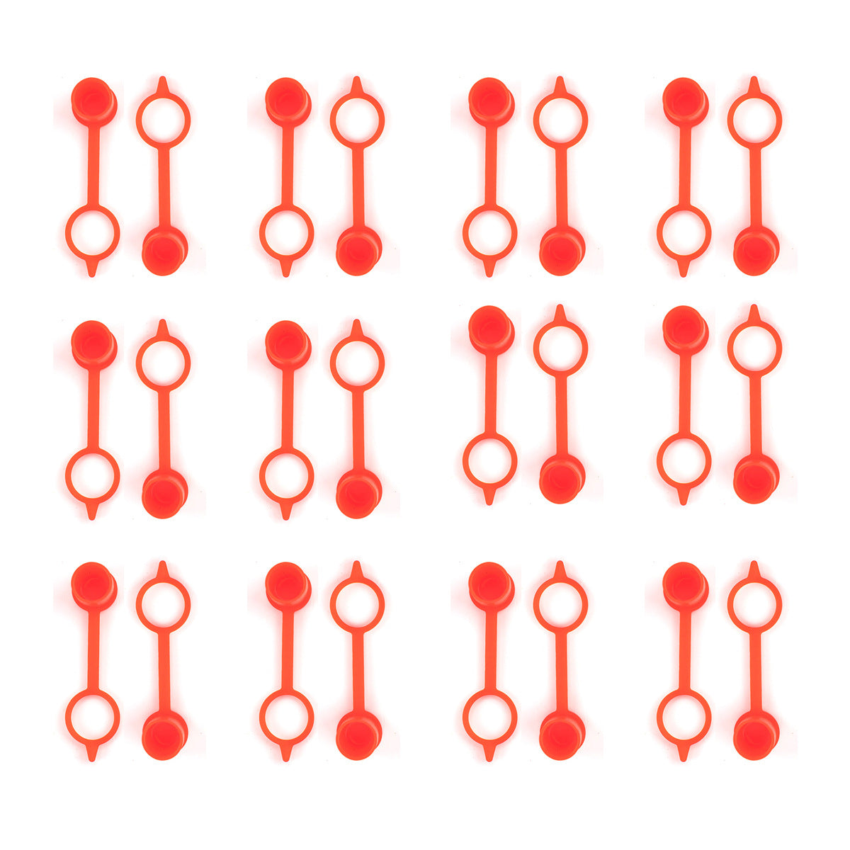 80pcs Grease Nipple Caps M6/M8/M10 Dust-Proof Oil Nozzle Covers