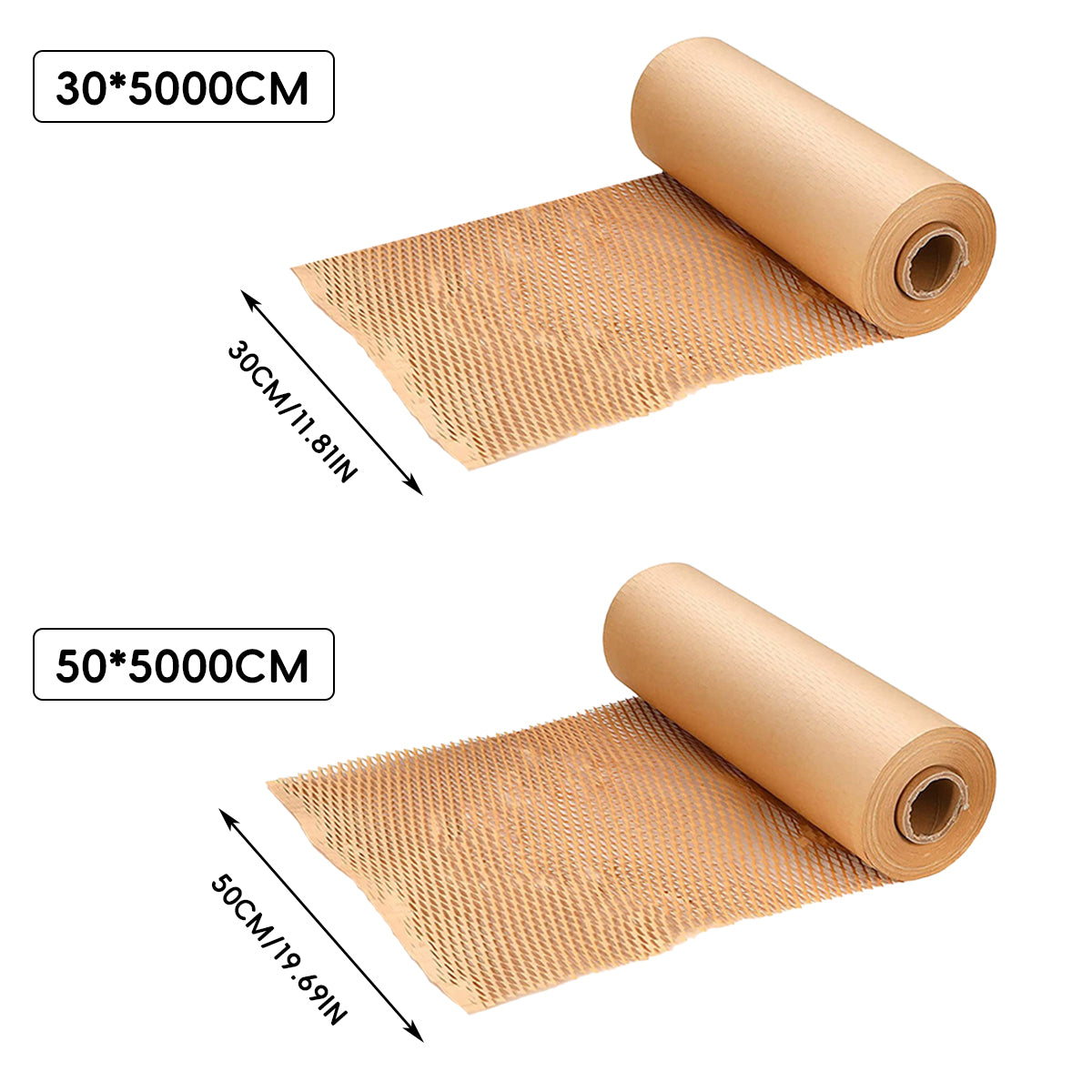 Honeycomb Kraft Paper Wrap Roll Eco Packaging Cushion Paper