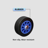 Folding Portable Hand Cart Heavy Duty Transport Trolley 100KG for Warehouse Use