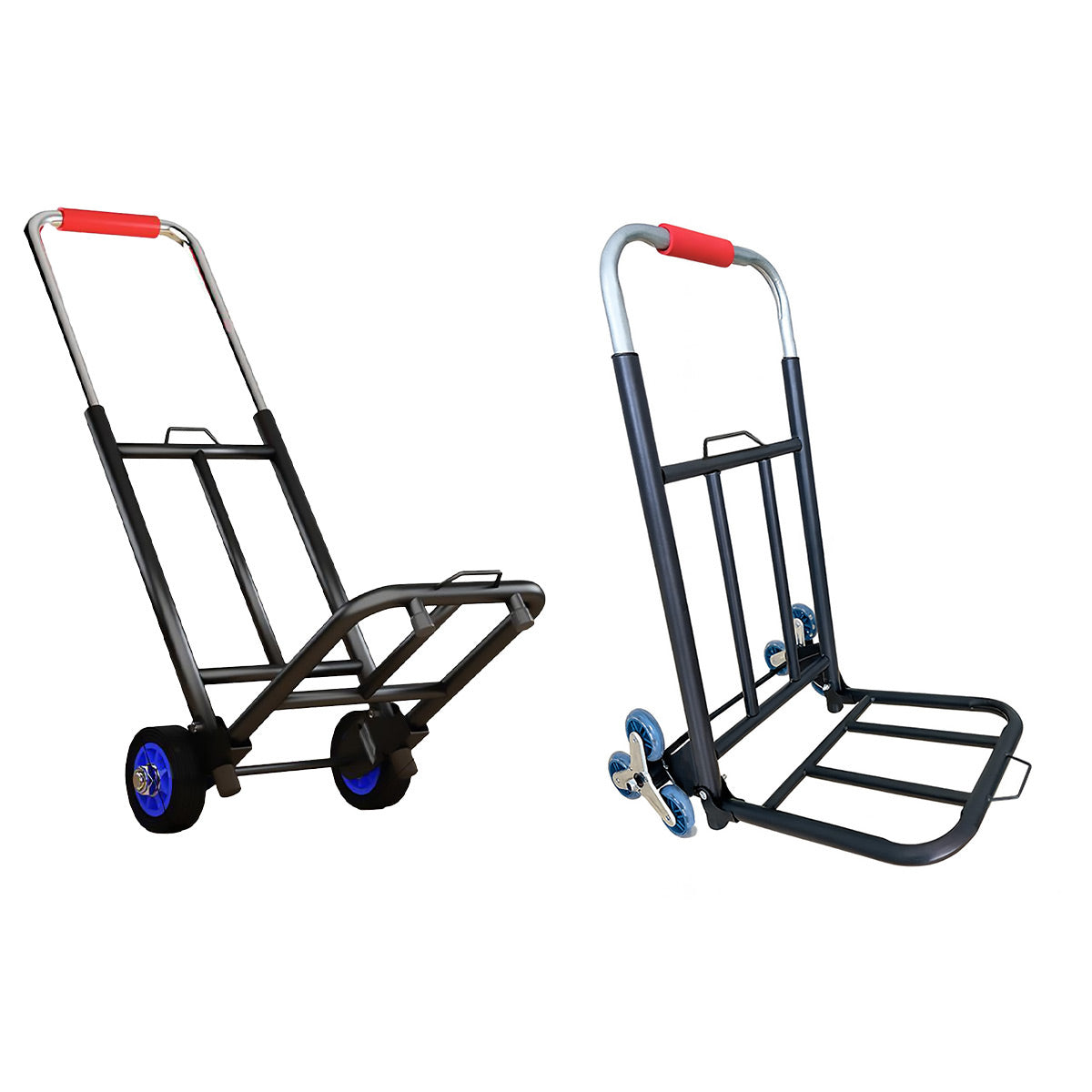 Folding Portable Hand Cart Heavy Duty Transport Trolley 100KG for Warehouse Use