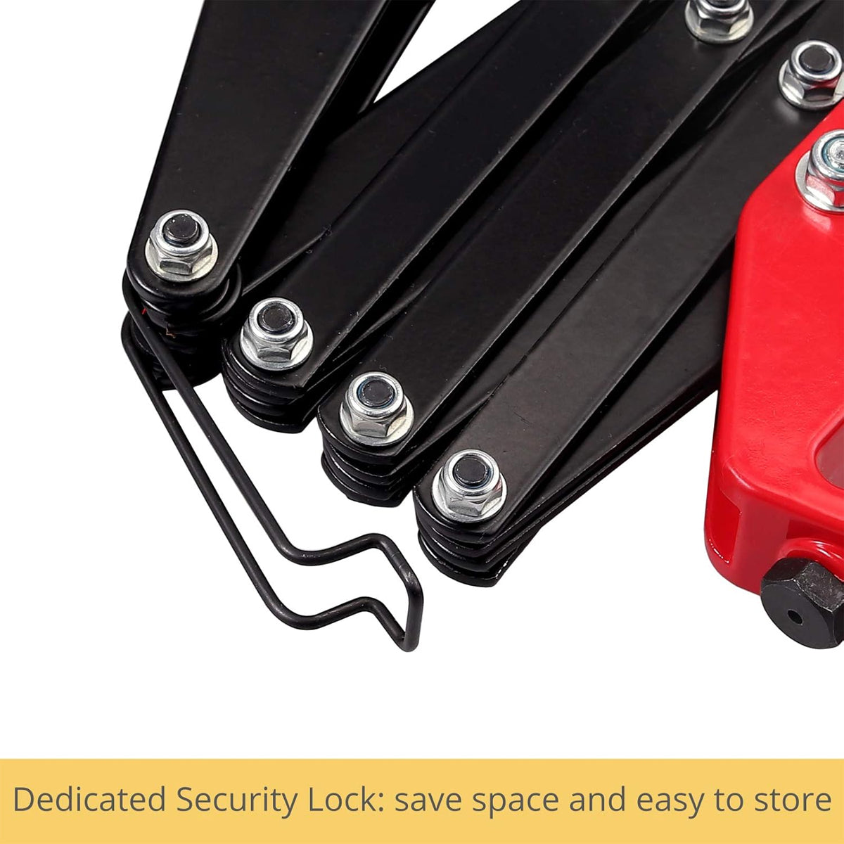 Folding Rivet Gun Tool Kit with 5 Nozzles for Metal Wood Plastic Repairs