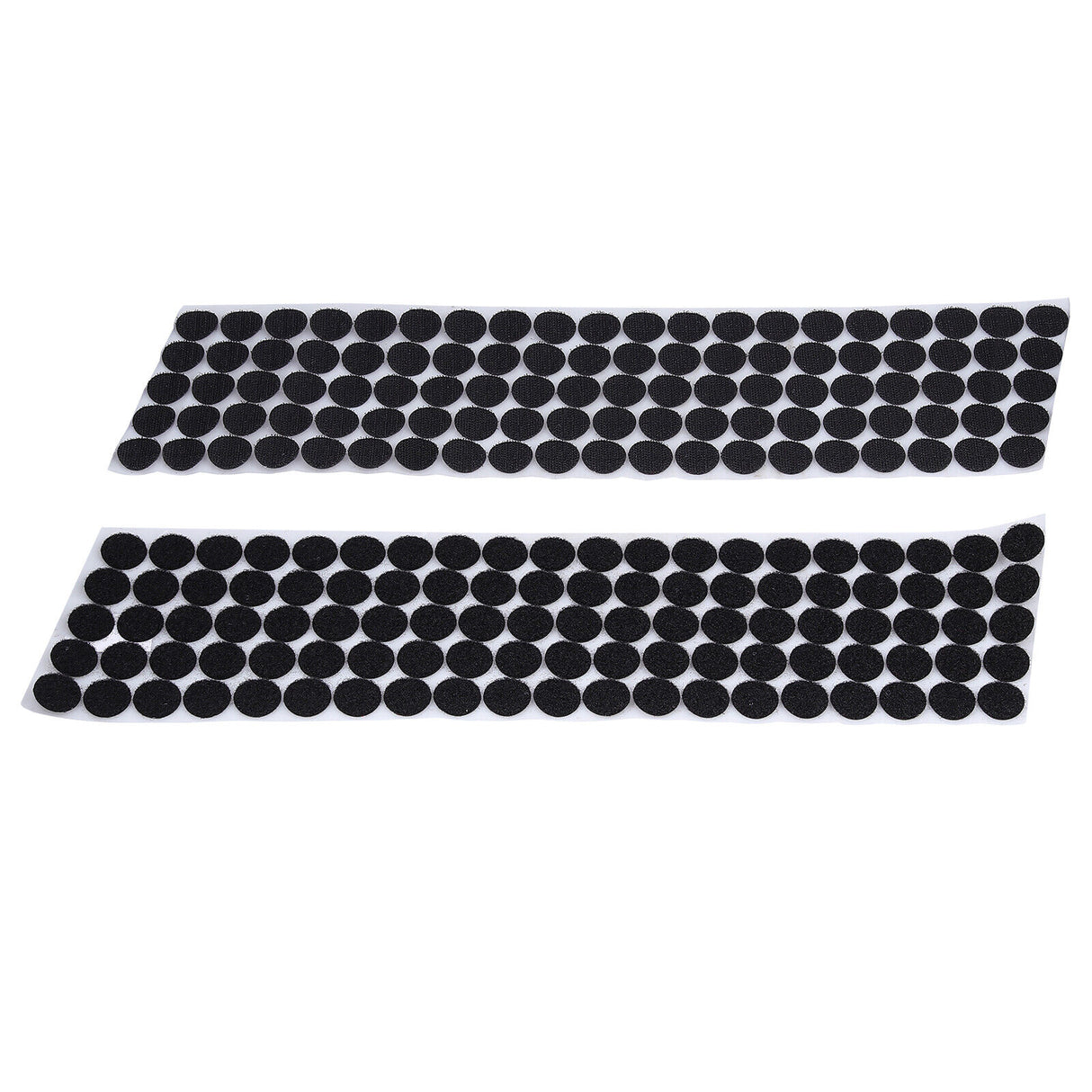 Hook and Loop Self Adhesive Dots Coins Circles Tape Black White