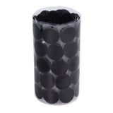 Hook and Loop Self Adhesive Dots Coins Circles Tape Black White