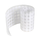 Hook and Loop Self Adhesive Dots Coins Circles Tape Black White