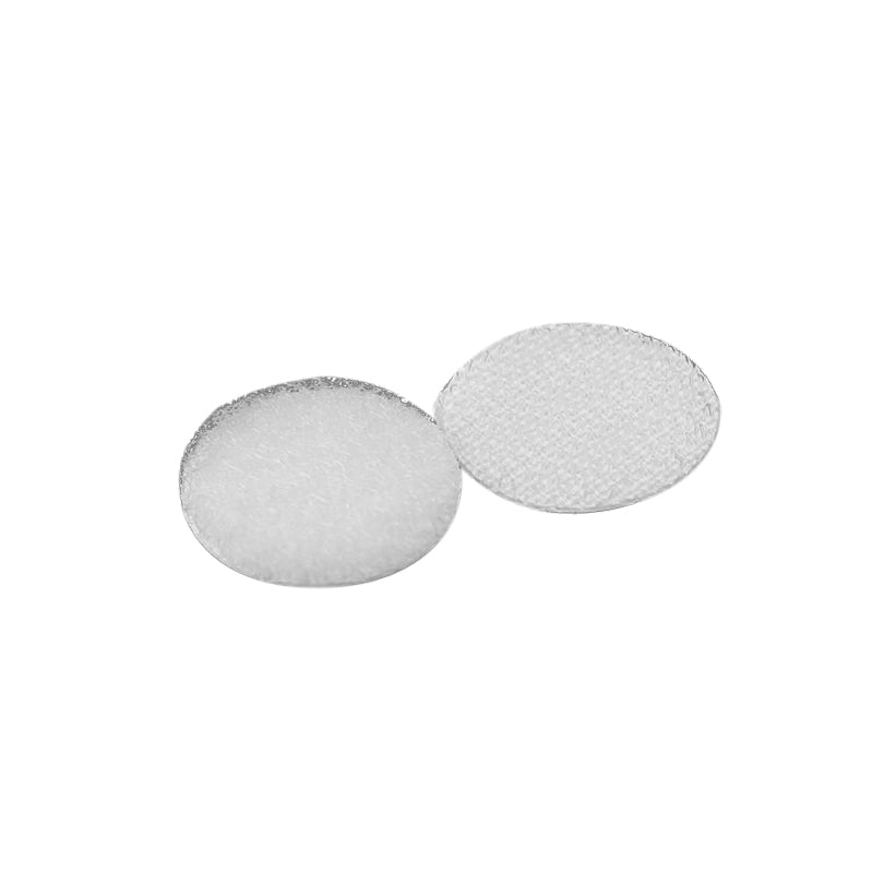 Hook and Loop Self Adhesive Dots Coins Circles Tape Black White