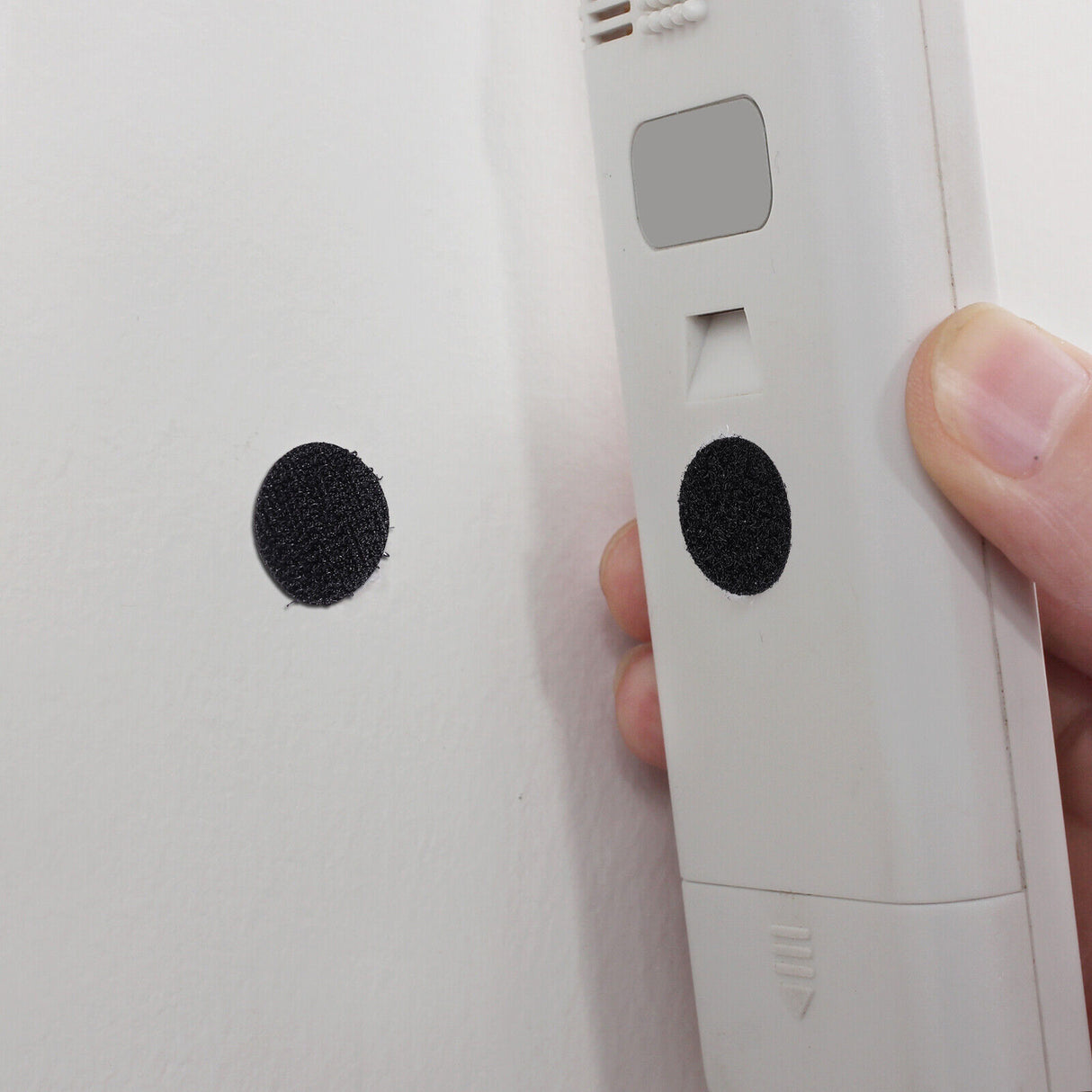 Hook and Loop Self Adhesive Dots Coins Circles Tape Black White