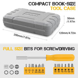 20PCS Home Repair Tool Kit with Wrench Hammer and Bits