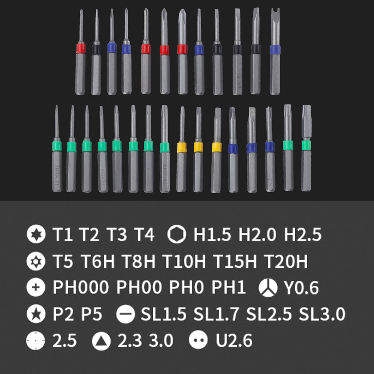 33 in 1 Precision Magnetic Screwdriver Set for Phone Watch Repair