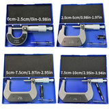 0-100MM High Precision Outside Micrometer Alloy Head Measuring Tool