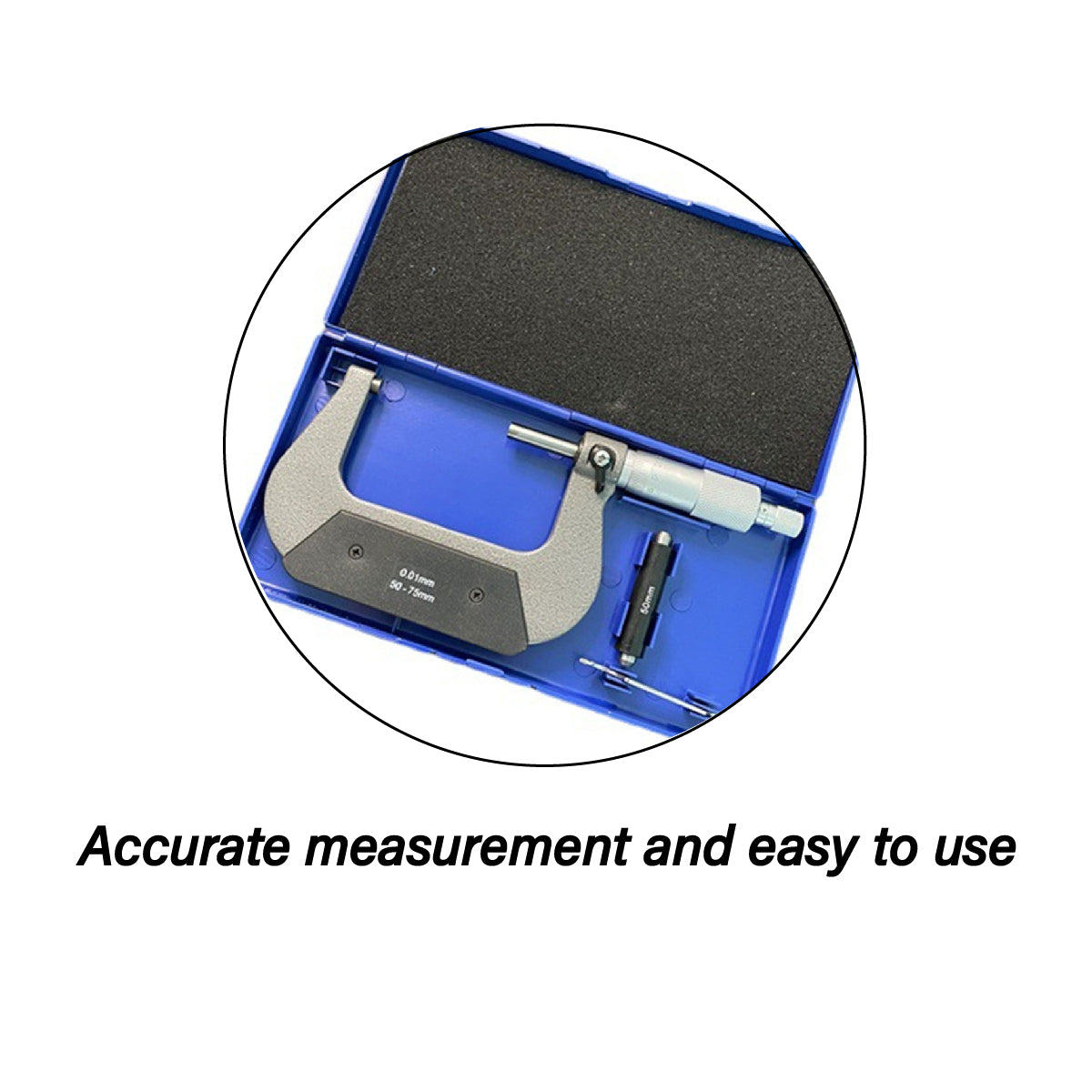 0-100MM High Precision Outside Micrometer Alloy Head Measuring Tool