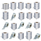 Silver PET Thermal Transfer Labels Waterproof Self Adhesive Sticker Roll