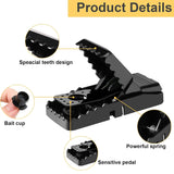 6pcs Reusable Snap Rat Traps Automatic Mouse Catcher Home Control