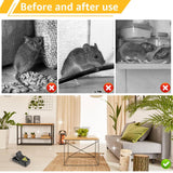 6pcs Reusable Snap Rat Traps Automatic Mouse Catcher Home Control