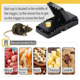 6pcs Reusable Snap Rat Traps Automatic Mouse Catcher Home Control