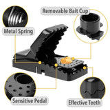 6pcs Reusable Snap Rat Traps Automatic Mouse Catcher Home Control