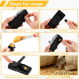 6pcs Reusable Snap Rat Traps Automatic Mouse Catcher Home Control