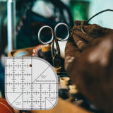Multifunctional Acrylic Quilting Ruler Non Slip DIY Sewing Tool